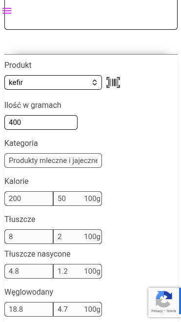 Wykorzystanie produktu w daniu